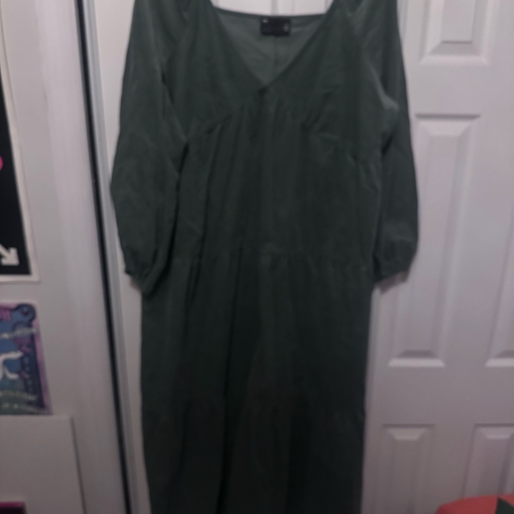 ASOS - Green Women's Dress corduroy material - soft